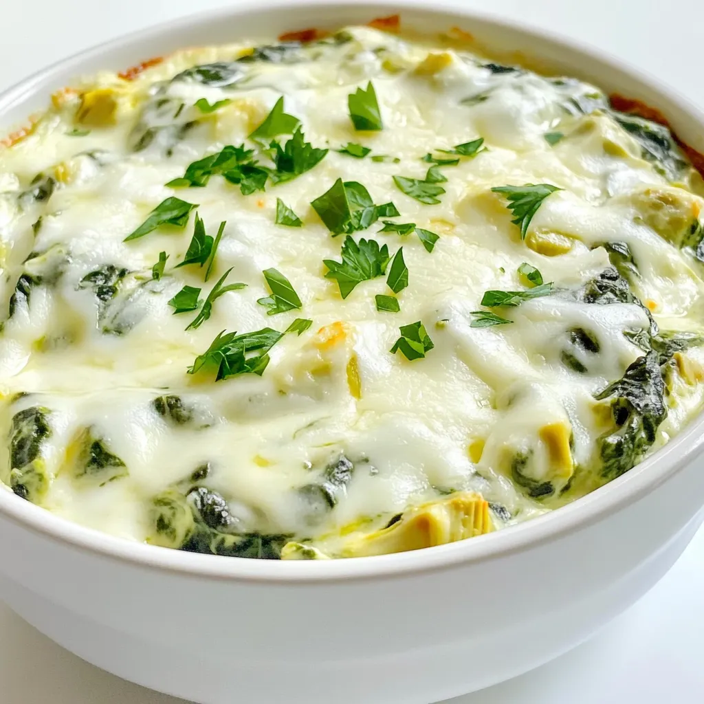 Slow Cooker Creamy Spinach Artichoke Dip Genuss