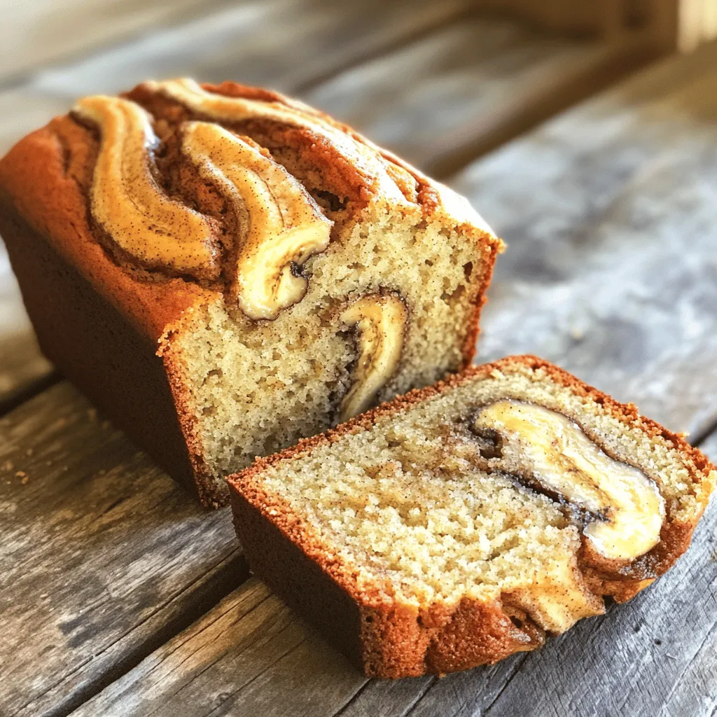 Cinnamon Swirl Banana Bread Einfach und Lecker Rezept