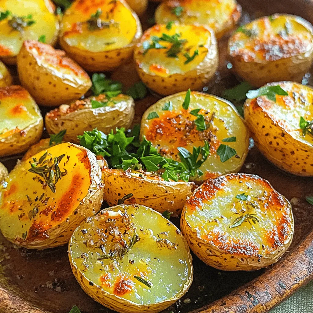 Garlic Herb Roasted Potatoes Perfekt und Köstlich