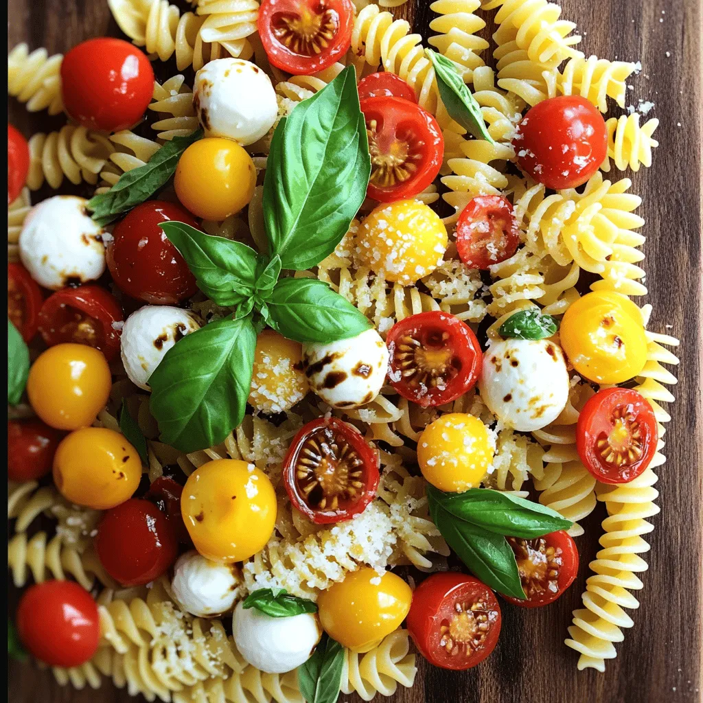 Frische Caprese Pasta Einfach und Köstlich Genießen