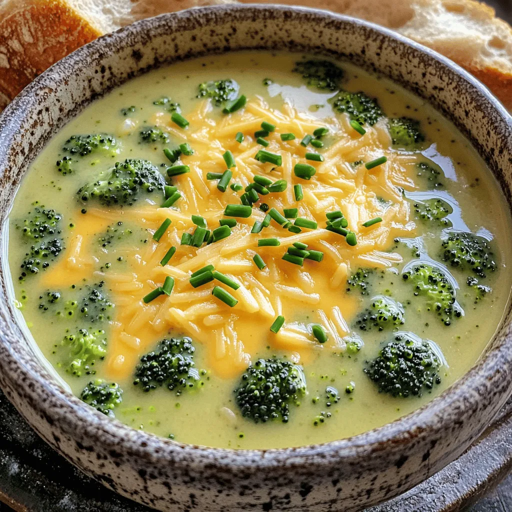 Einfaches Brokkoli Käse Suppe Rezept für jeden Tag