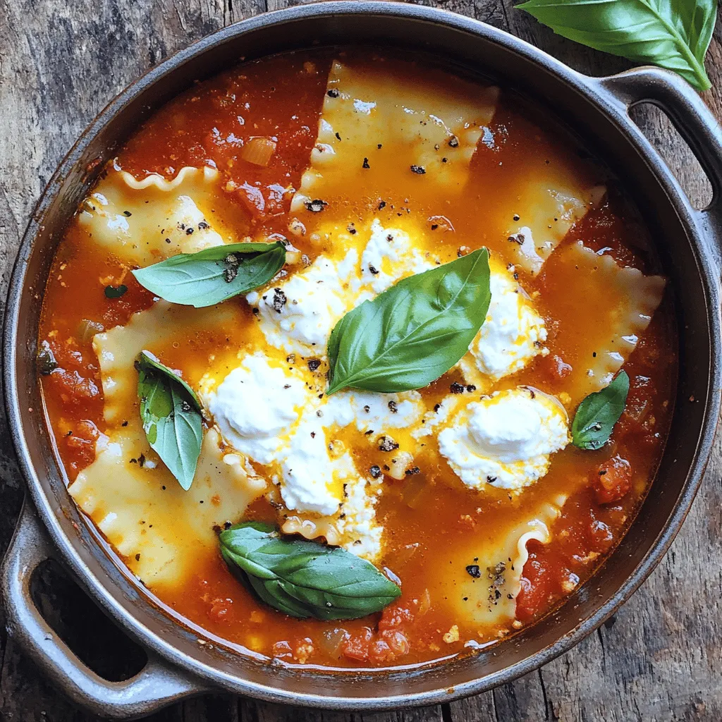 Lasagna Soup Herzhaft und Einfach Zubereitet