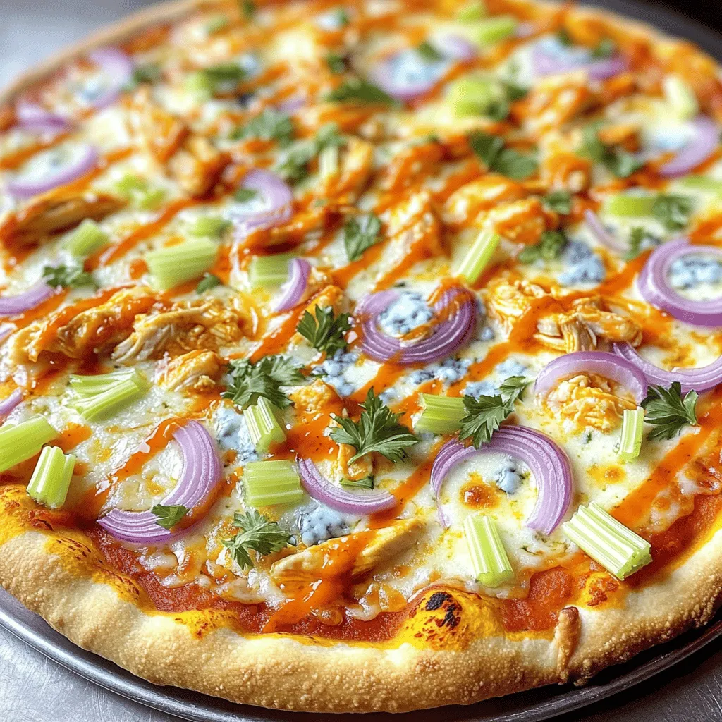 Buffalo Chicken Pizza Einfache und leckere Anleitung