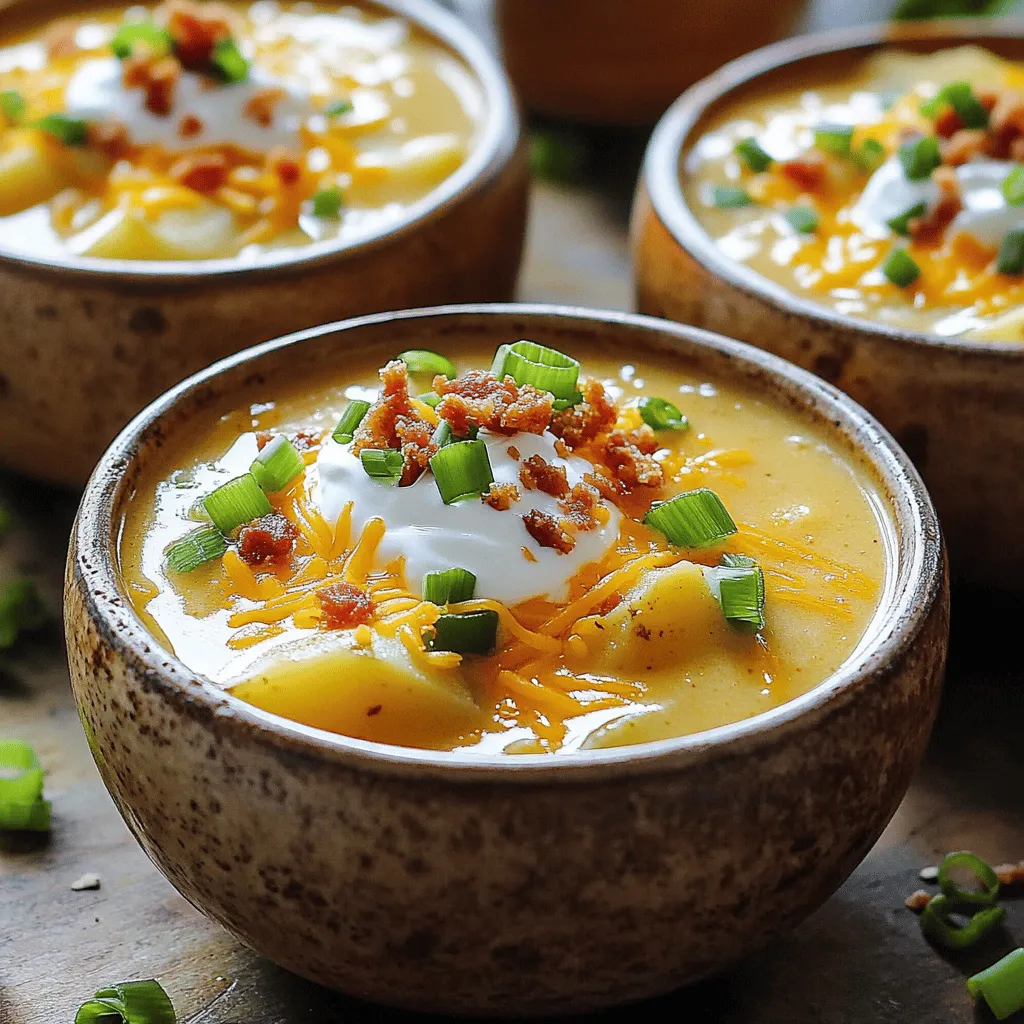 Loaded Baked Potato Soup Cremig und Herzhaft Genießen