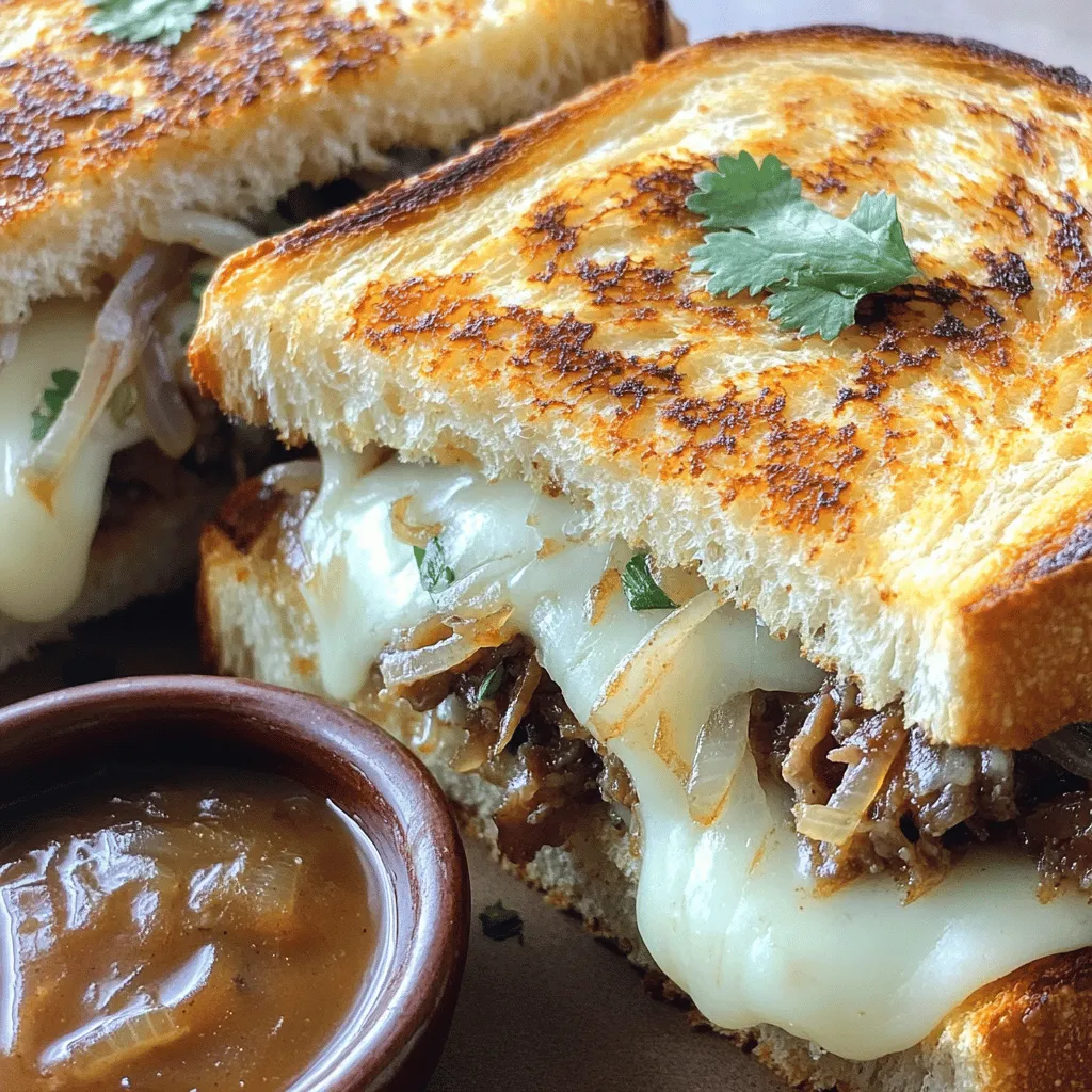 - 200 g Birria-Rindfleisch, zerkleinert - 100 g Käse (z.B. Oaxaca oder Mozzarella, gerieben) - 4 Scheiben Sauerteig- oder Texas-Toast