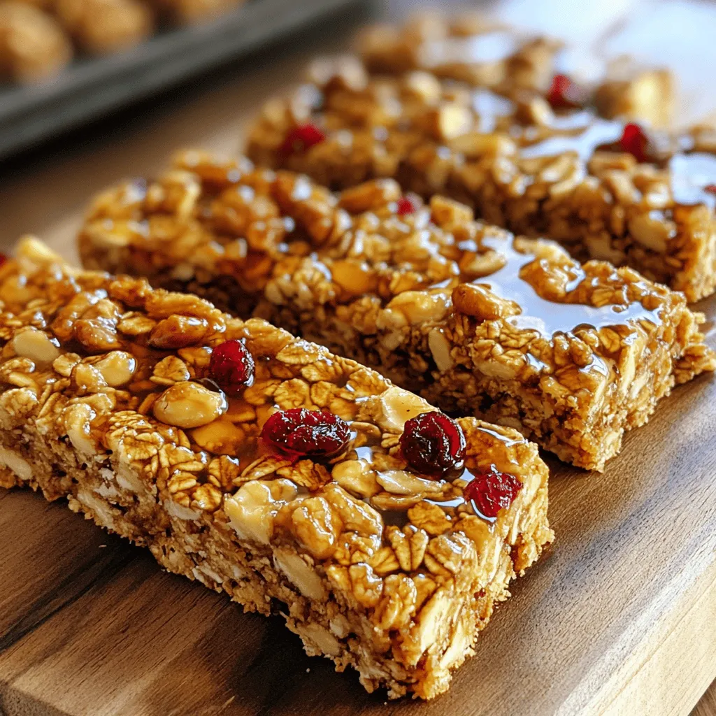 Maple Walnut Granola Bars Einfache und leckere Snacks