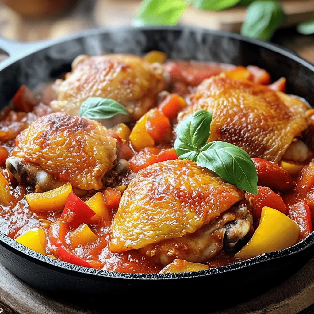 Classic Chicken Cacciatore Leckeres Abendessen Rezept