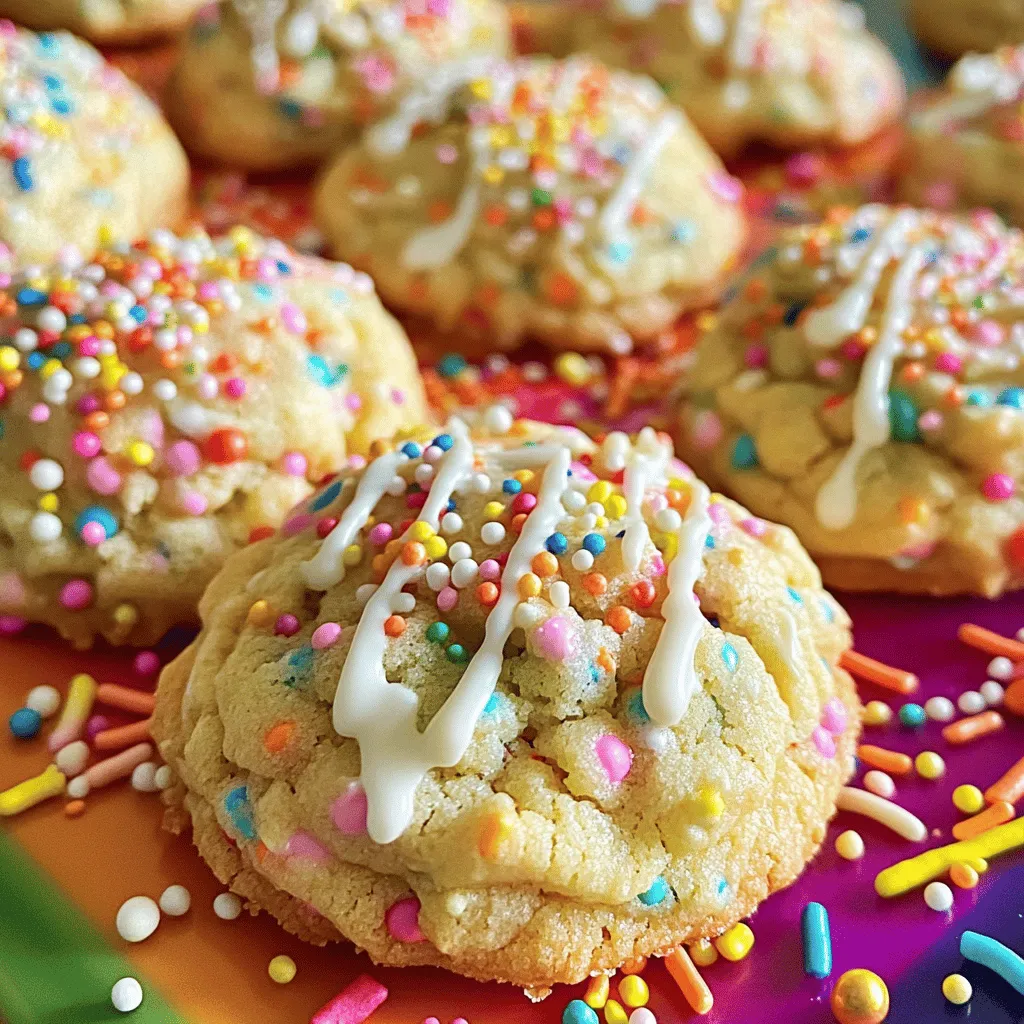 Funfetti Birthday Cake Cookies Lecker und Lustig