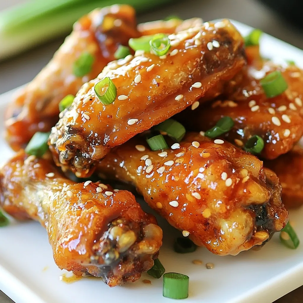 Würzige Honig-Knoblauch-Flügel Einfaches Genussrezept