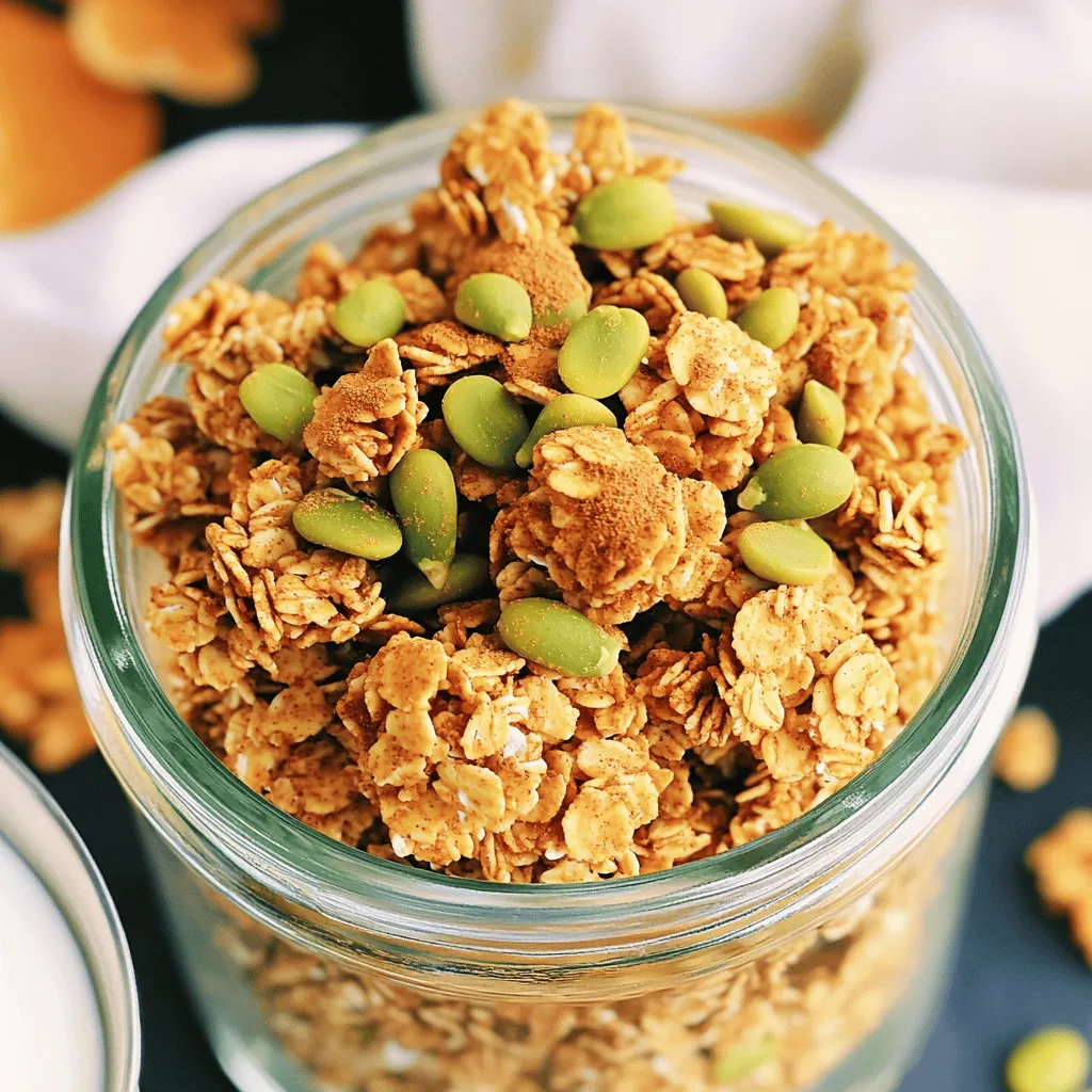 Pumpkin Spice Granola Clusters Lecker und Einfach