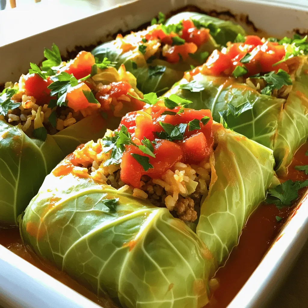 Classic Stuffed Cabbage Rolls Einfaches und Herzhaftes Gericht