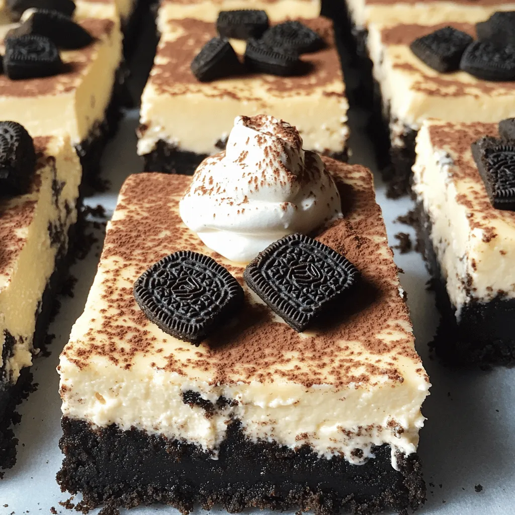 Oreo Cheesecake Bars Einfaches und köstliches Rezept