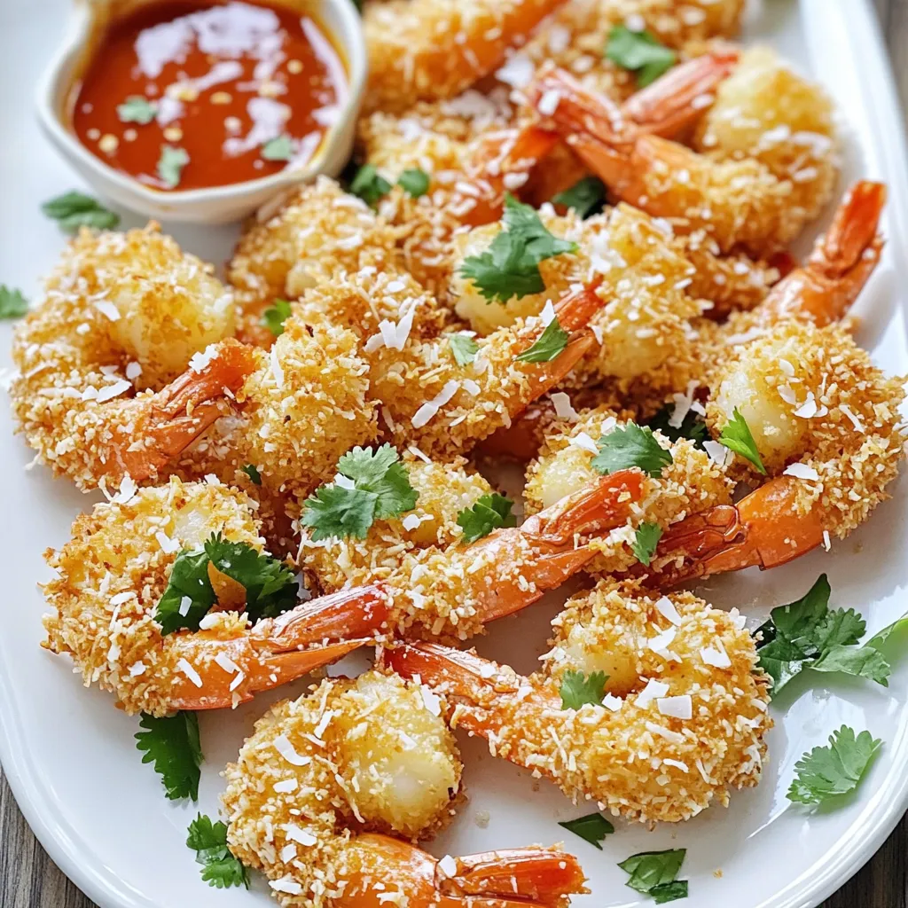 Knusprige Air Fryer Kokosgarnelen mit Chili Sauce
