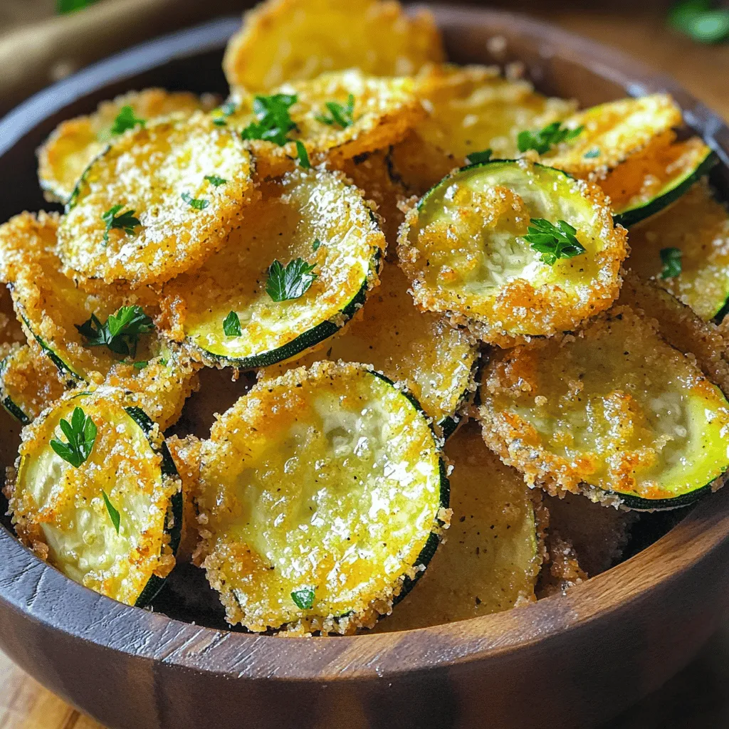 Knusprige Zucchini Chips Einfach und Lecker Rezept