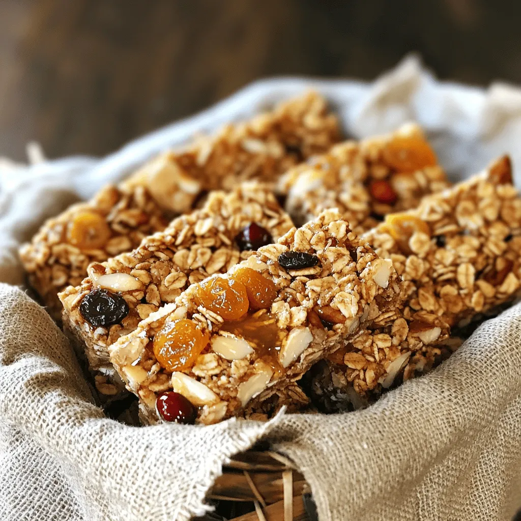 Homemade Granola Bars Einfache und Gesunde Snacks
