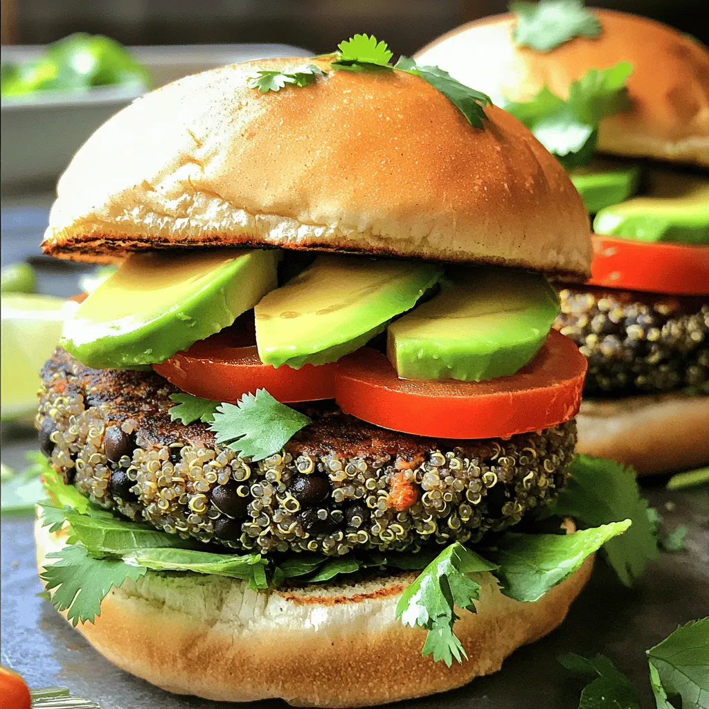 Black Bean Quinoa Burger Bieten Geschmack und Nährstoffe