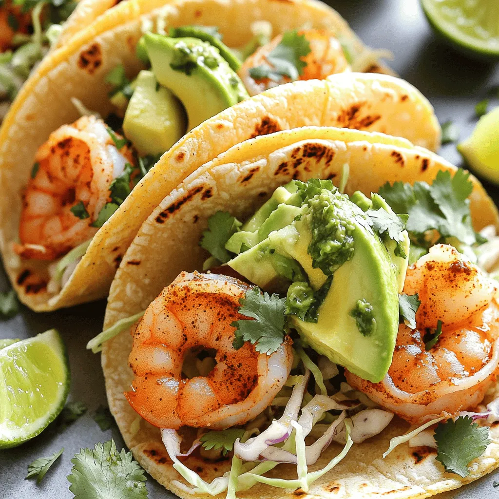 Schnelle Garnelen-Tacos Einfache und leckere Mahlzeit