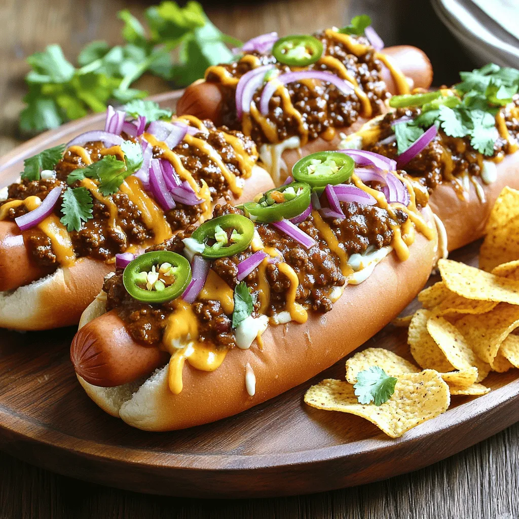 Chili Dogs köstlich zubereiten und genießen