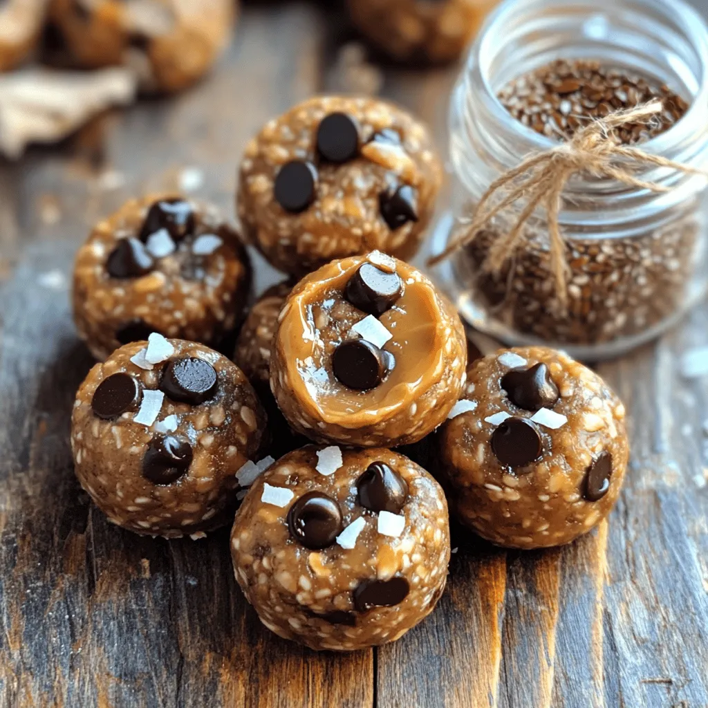 Erdnussbutter Schokoladen-Energie-Bissen lecker snacken