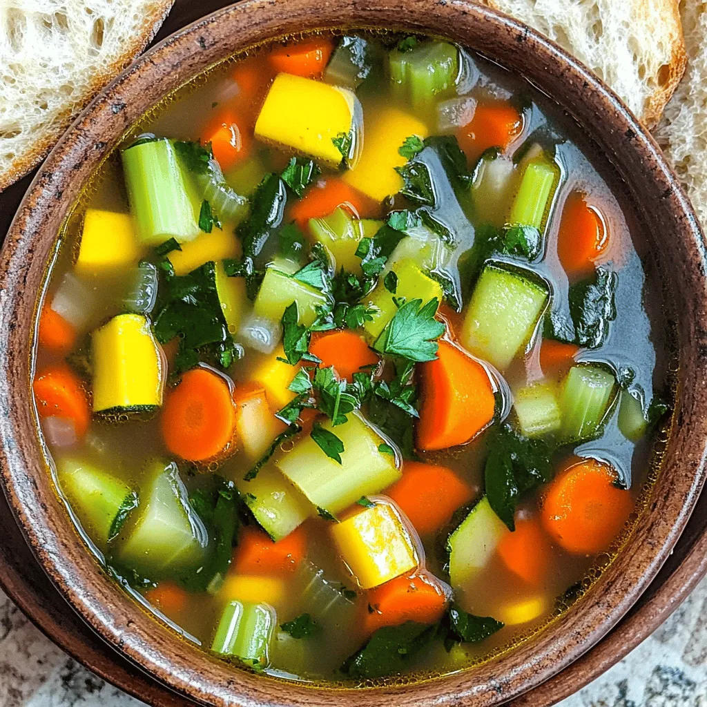 Klassische Gemüsesuppe Einfach und Gesund Kochen