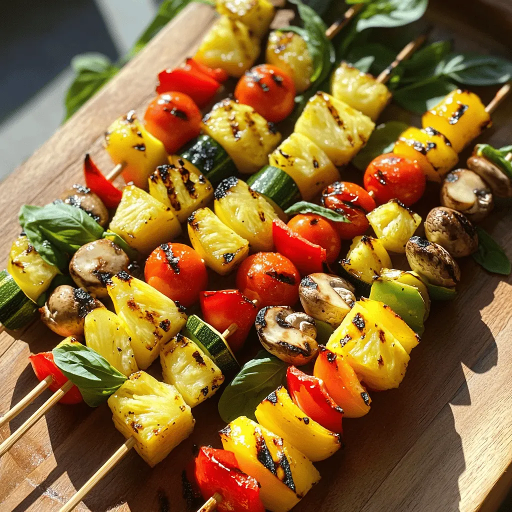 Regenbogen Gemüse Spieße für jeden Anlass genießen