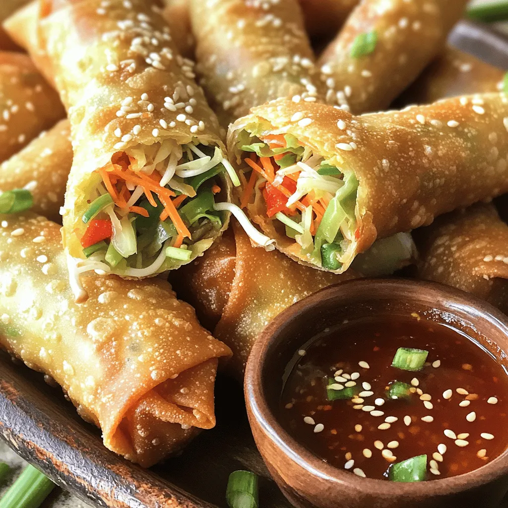 Einfache Veggie Egg Rolls Schnell und Lecker Zubereiten