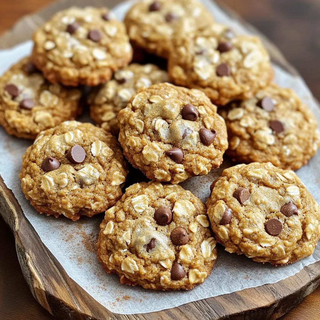 Pumpkin Spice Oatmeal Chocolate Chip Cookies Rezept
