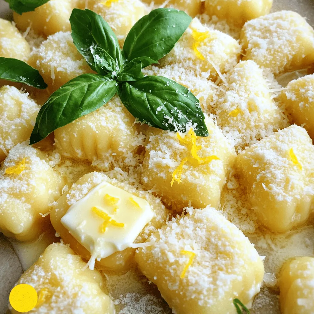 Cremige Zitronen-Ricotta-Gnocchi Einfaches Genussrezept