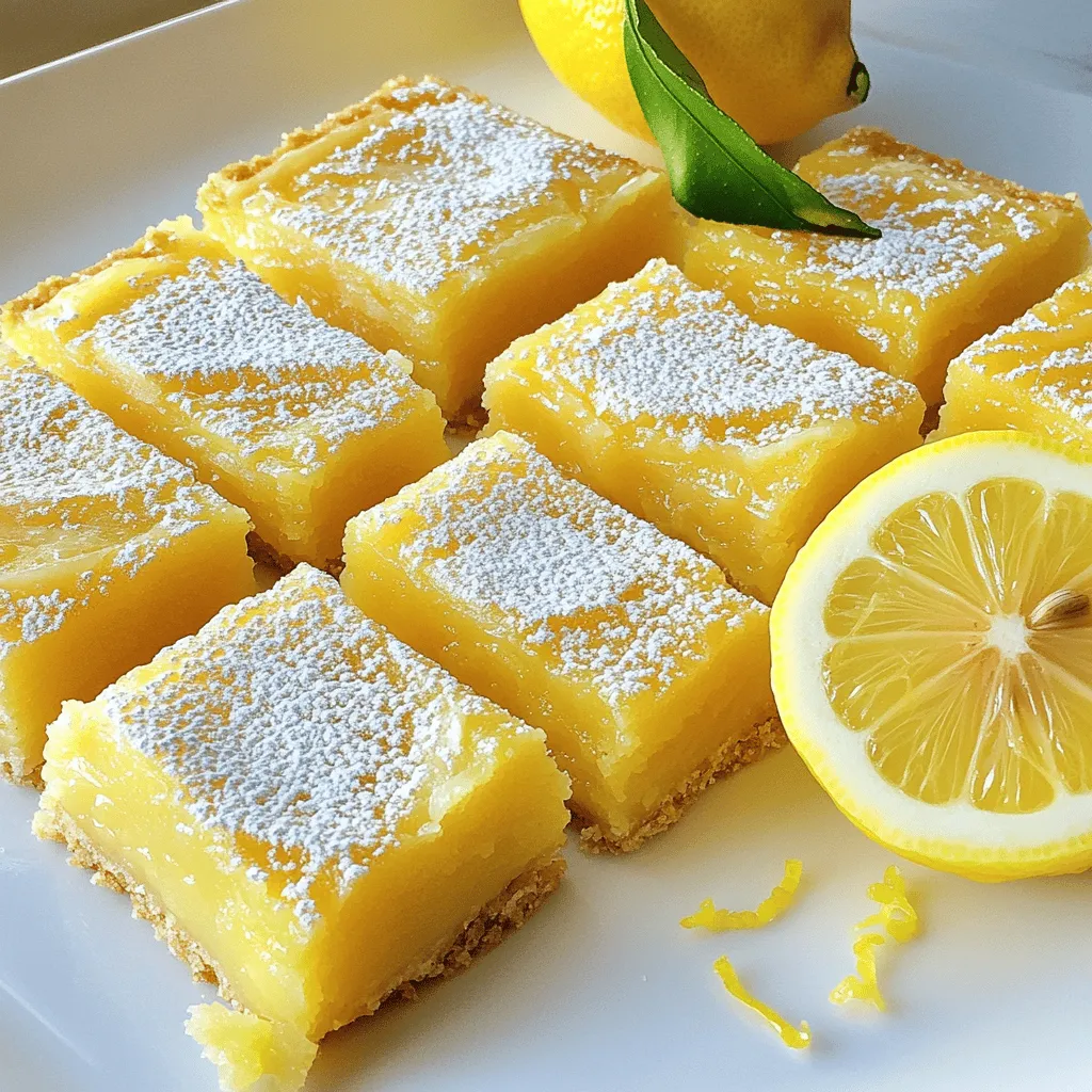 Einfache Lemon Bars Perfekt und Erfrischend Rezept
