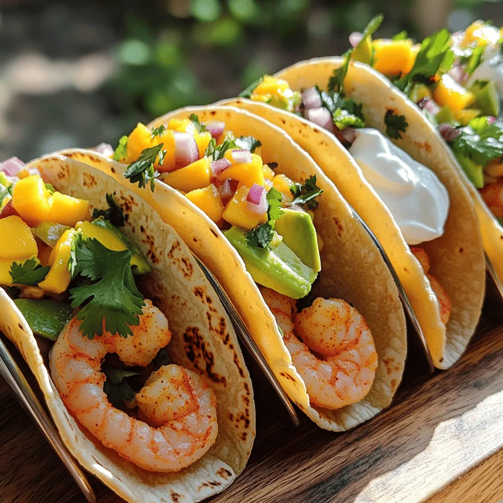 Mouthwatering 28. Shrimp Tacos with Mango Salsa Rezept