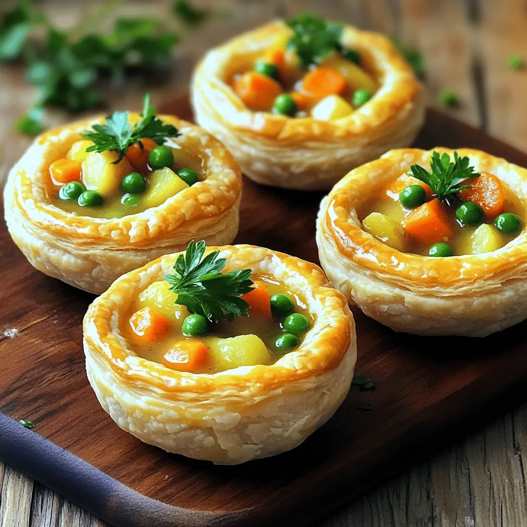 Vegan Mini Pot Pies Köstlicher Genuss für Alle
