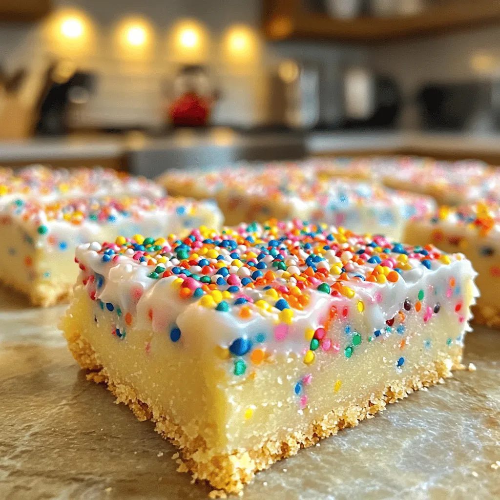 Funfetti Sugar Cookie Bars Einfach und Lecker Genießen
