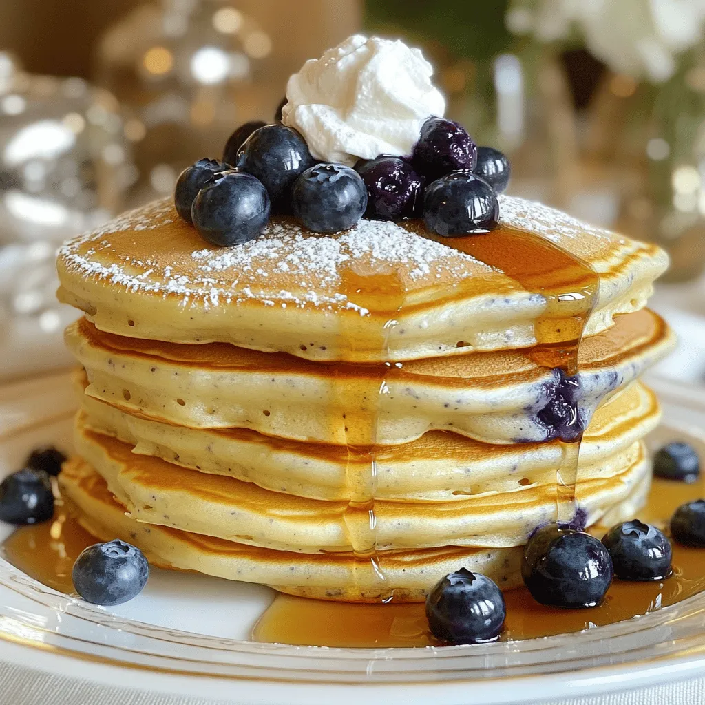 Fluffy Blueberry Pancakes Leckeres Rezept zur Freude