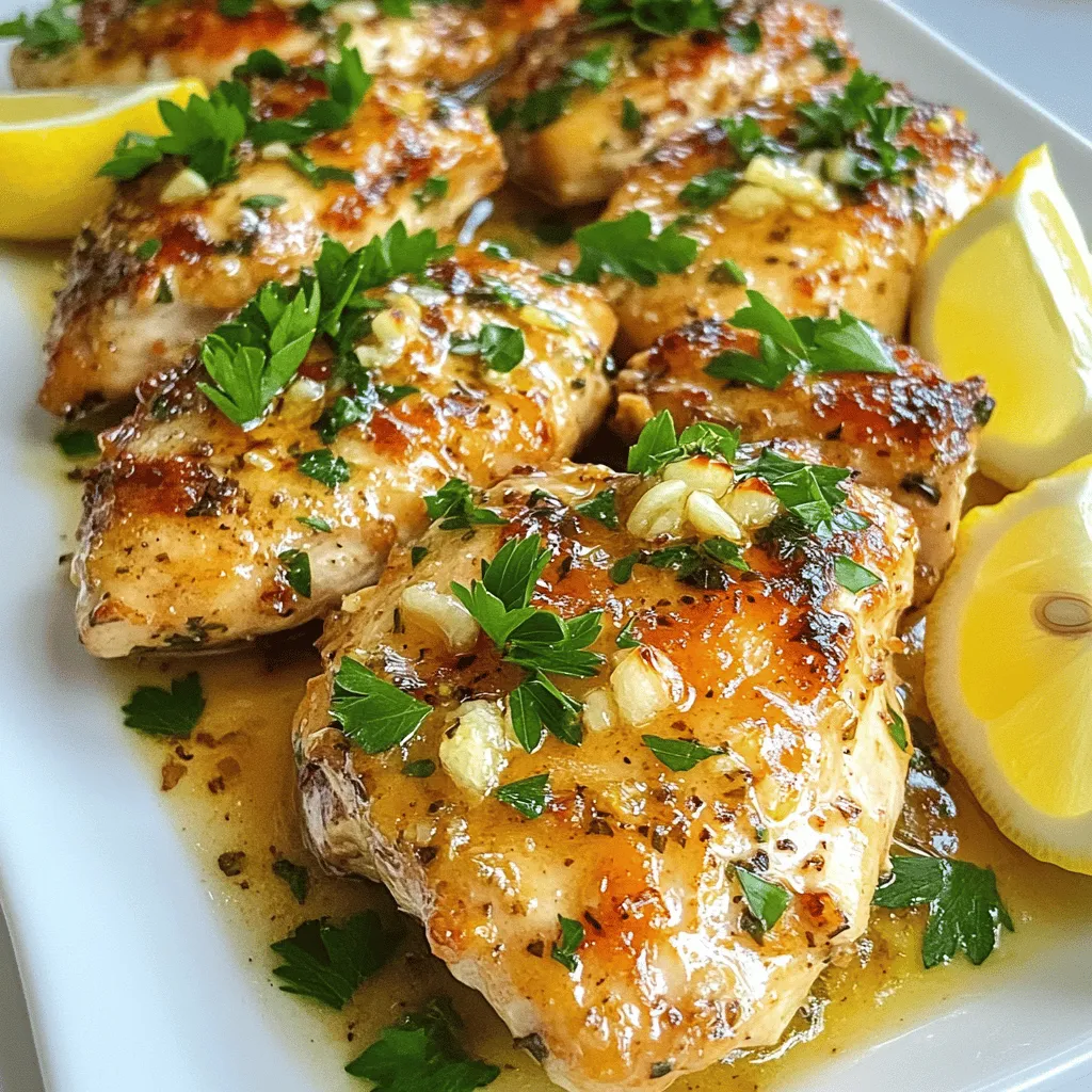 Knoblauchbutter-Hühnchen Einfach und Köstlich Zubereitet