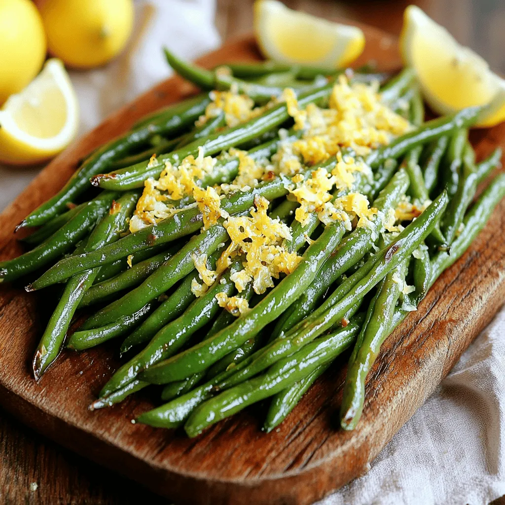 Roasted Parmesan Green Beans Einfaches Rezept genießen