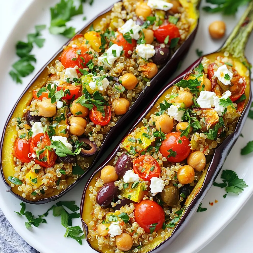 Mediterranean Stuffed Eggplant Einfache und leckere Idee