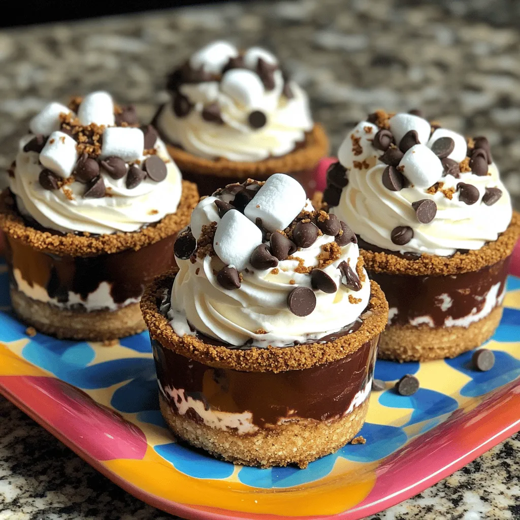 Frosty S&#8217;more Cups Einfache und leckere Nascherei