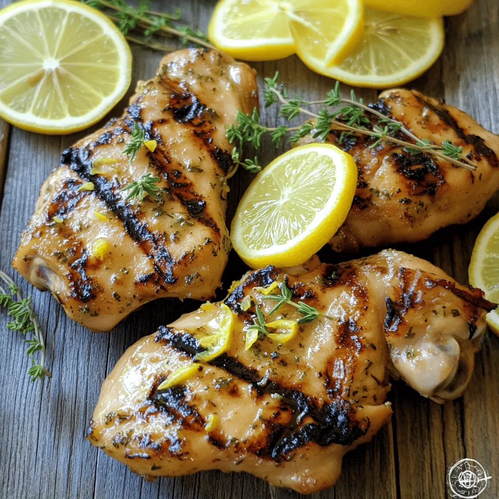 Lemon Thyme Grilled Chicken Saftig und Schmackhaft