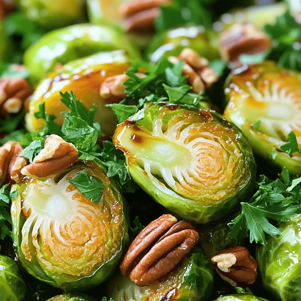 Balsamic Glazed Brussels Sprouts Leckeres Rezept