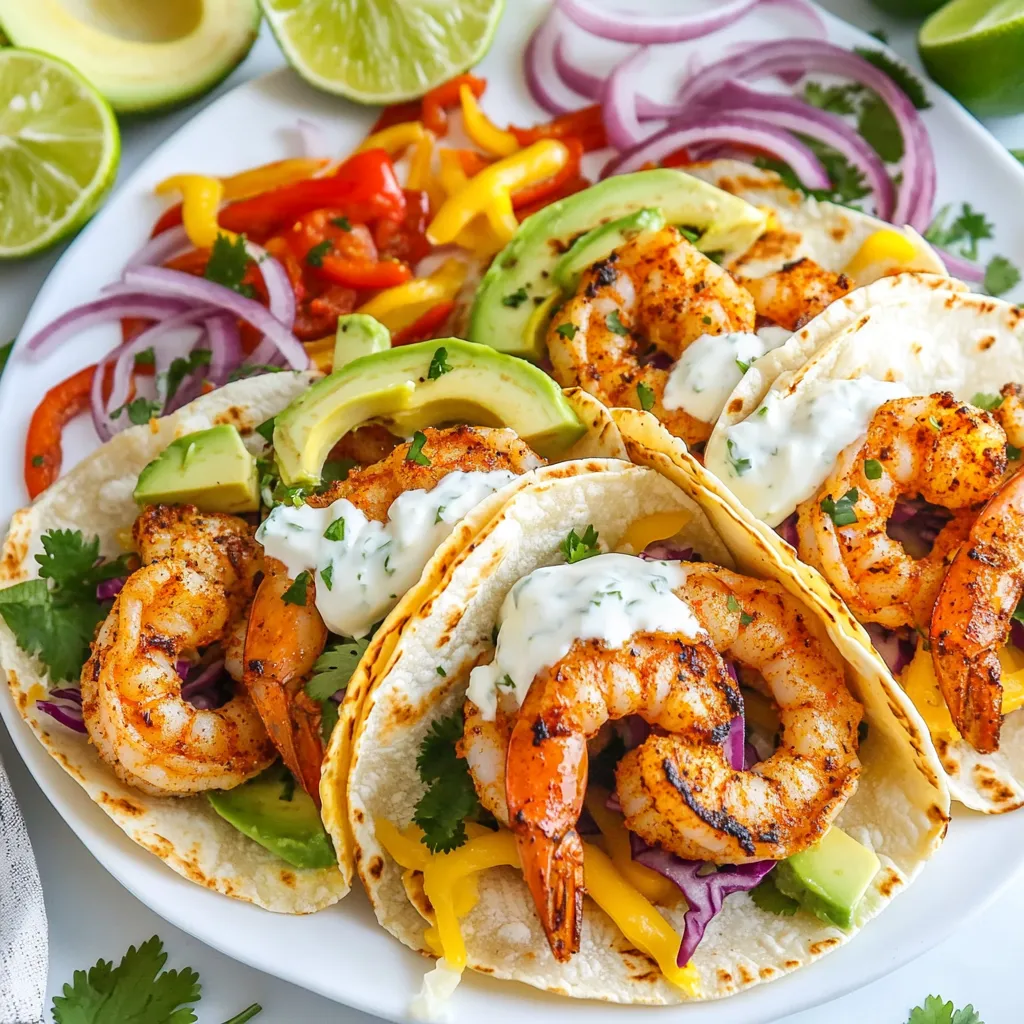 Spicy Cajun Garnelen Tacos Lecker und Einfach Genießen