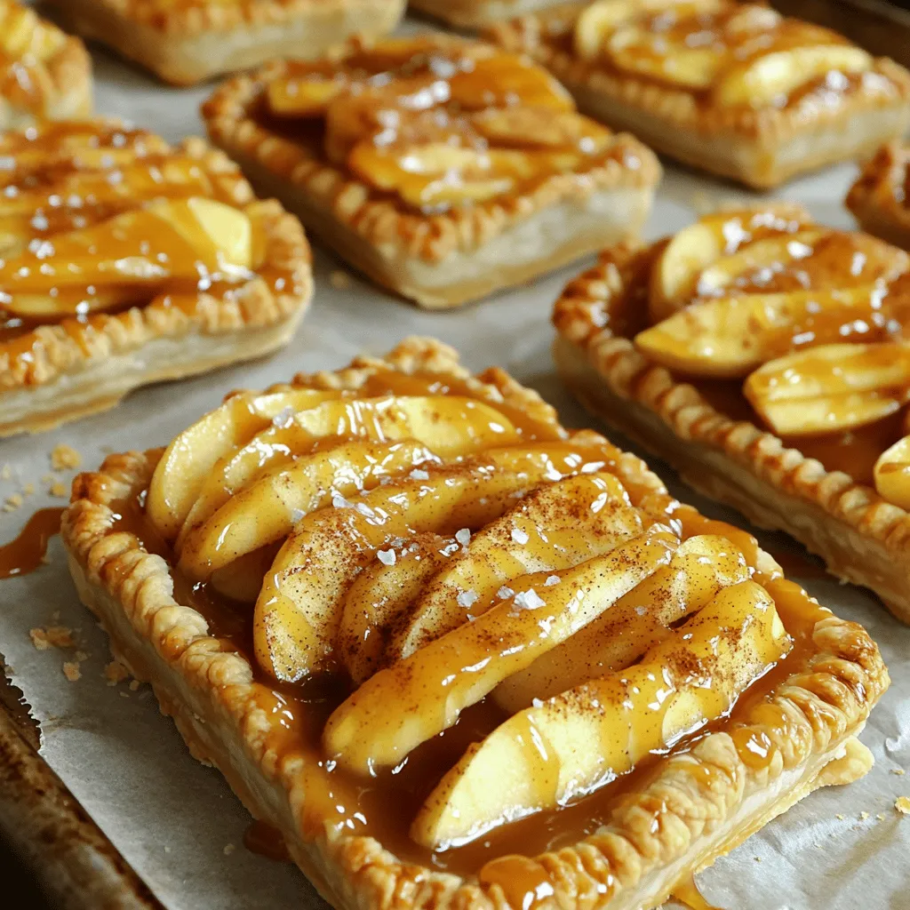 Einfache Karamell-Apfel-Törtchen Schnelle und Leckereien