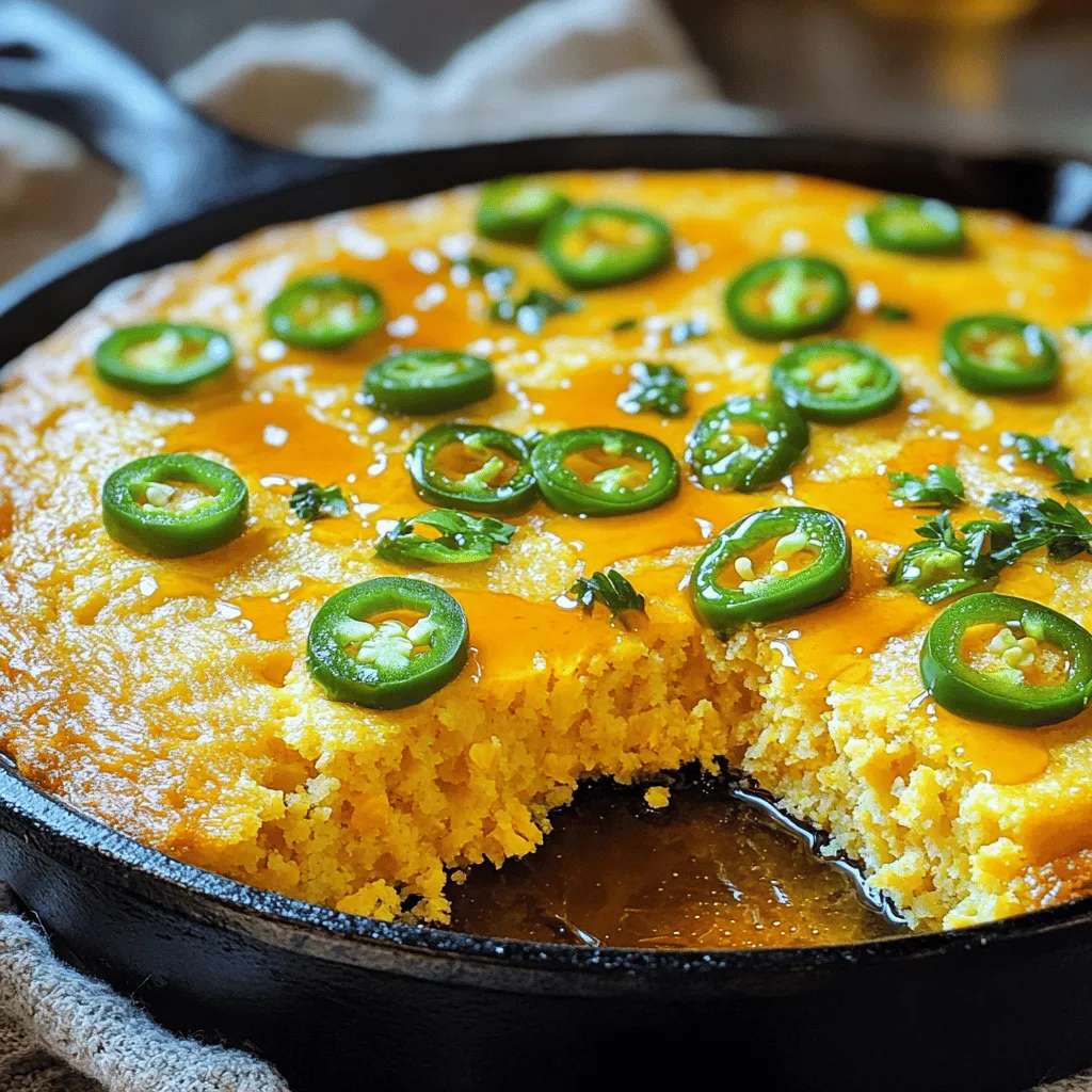Jalapeño Cheddar Cornbread Einfache und leckere Variante
