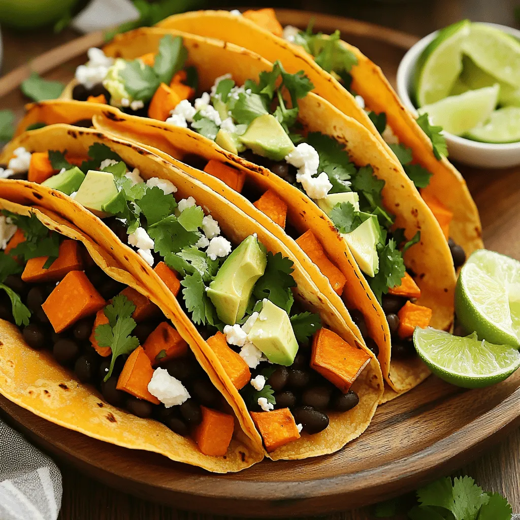 Süßkartoffel-Schwarze-Bohnen-Tacos Genießen und Kochen