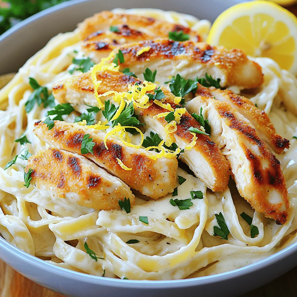 Classic Chicken Alfredo Verführerisches Rezept entdecken