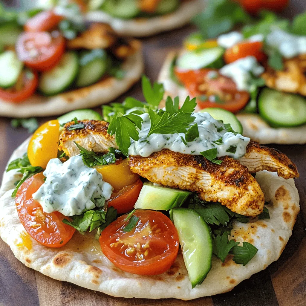 Chicken Shawarma Flatbreads Einfache und leckere Mahlzeit