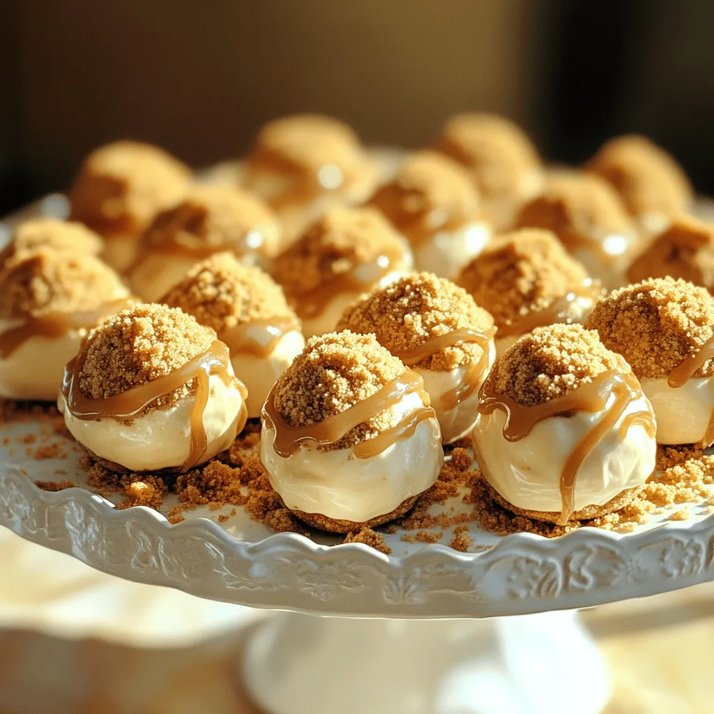 No-Bake Biscoff Cheesecake Truffles Frisch und Lecker