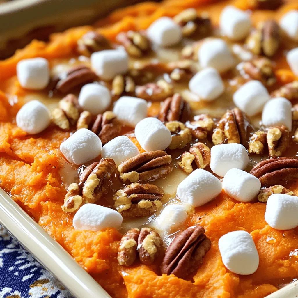 Süßkartoffelauflauf köstlich und einfach zubereiten