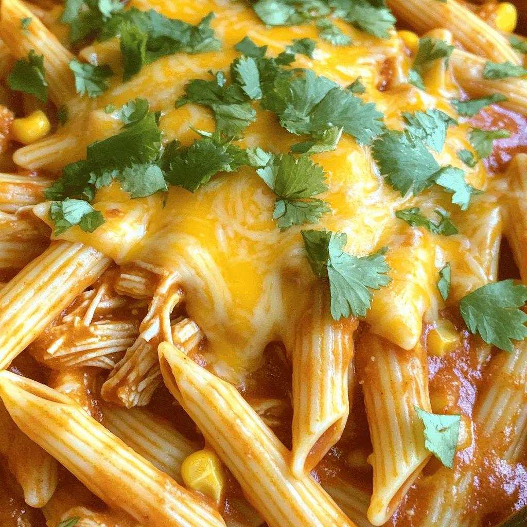 Instant Pot Creamy Chicken Enchilada Pasta Genuss