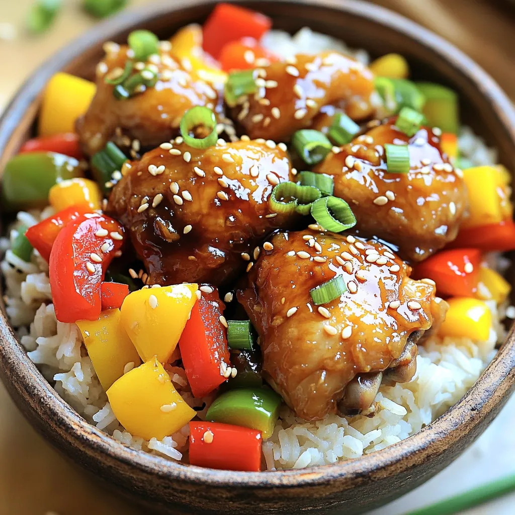 Instant Pot Teriyaki Chicken Rice Schnelles Genussrezept