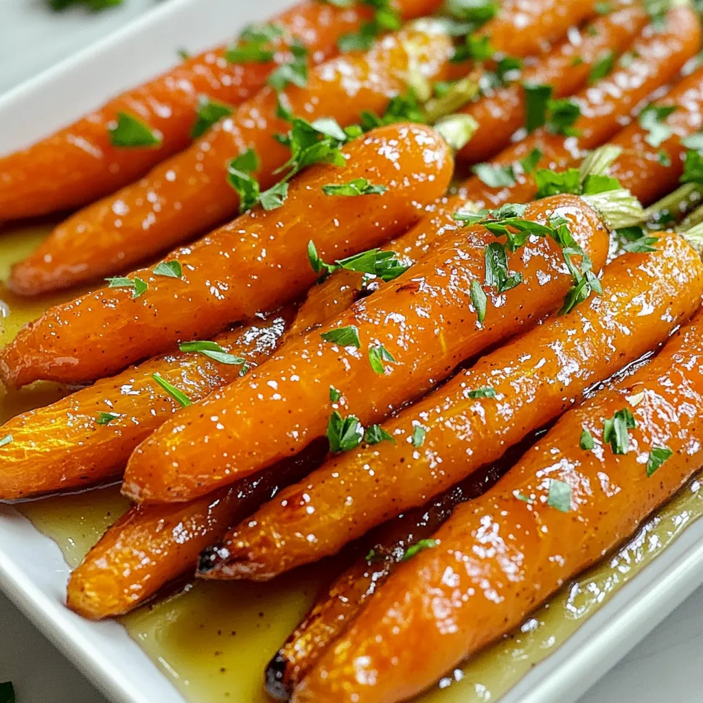 Brauner Zucker Ahornkarotten köstlich rösten